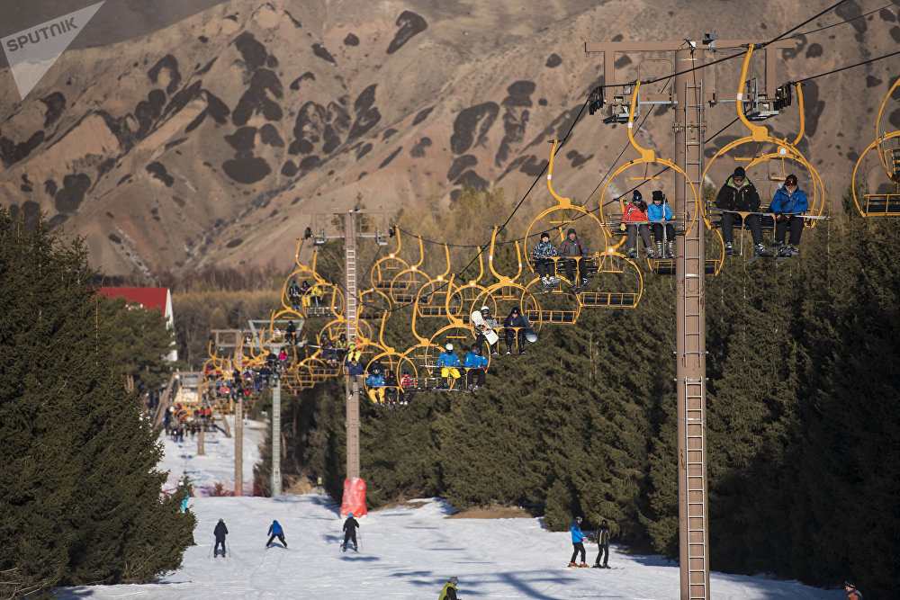 Горнолыжная база Каракол. Пржевальск